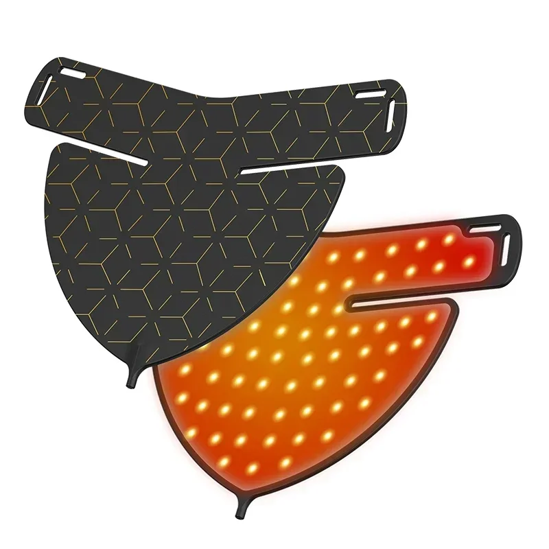 680 LED Beads High Quality Red Light Therapy 850nm Near Infrared LED Light Therapy Mask for Face Neck and Breast