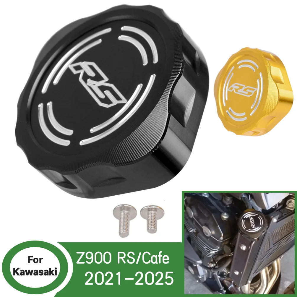 Motorcycle Radiator Cap Cover Decorative Protective Cover For Kawasaki Z900RS Cafe 2021-2026 Z 900RS Z900 RS CNC Accessories