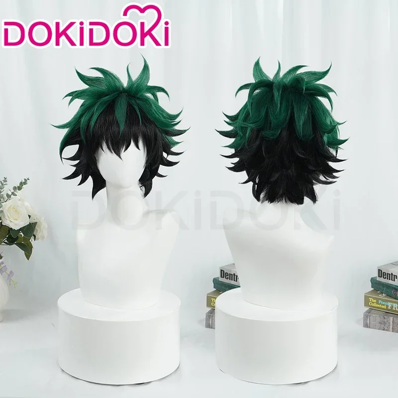 Midoriyaa Izukuu Cosplay Wig Anime DOKIDOKI Dekuu Heat Resistant Hair Free Cap MN3