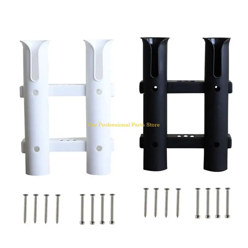 

R53D 3 Tubes Link Plastic Fishing Rod Racks Holder Socket for Boat Marine Fishing Box
