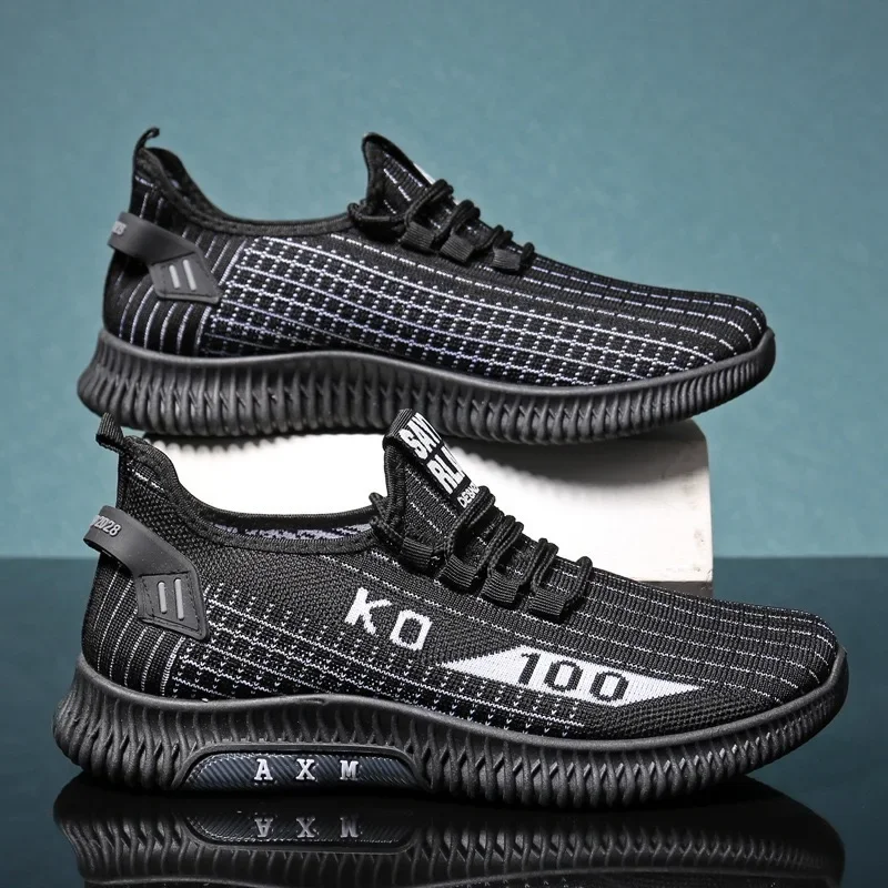 2025 Soft Soled Spring and Autumn Old Cloth Shoes Breathable Mesh Shoes Non-slip Wear-resistant Casual Low-top Shoes Work Shoes
