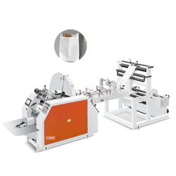 V Bottom Paper Bag Making Machine Produce 2 Colors Paper Bags