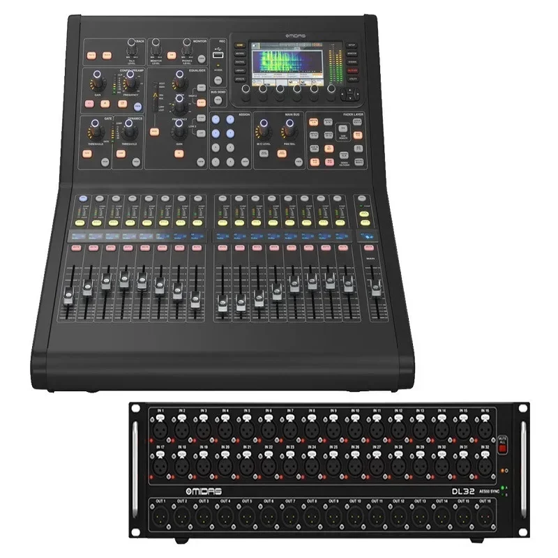 

Лучший поставщик Midas M32R Live Цифровой студийный микшер с 40 входами + сценический блок DL32 с микрофонными предусилителями