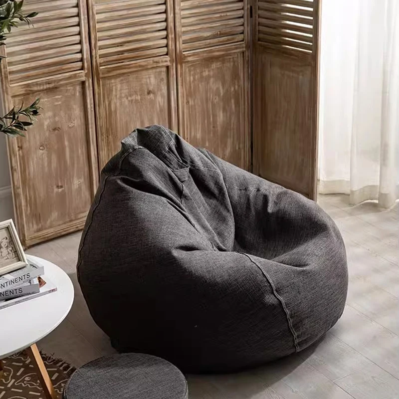 Minimalista Modern Bean Bag Sofa Tatami Sitting Comfortable Quilted Bean Bag Sofas Relax Zipper Puf De Asiento Nordic Furniture