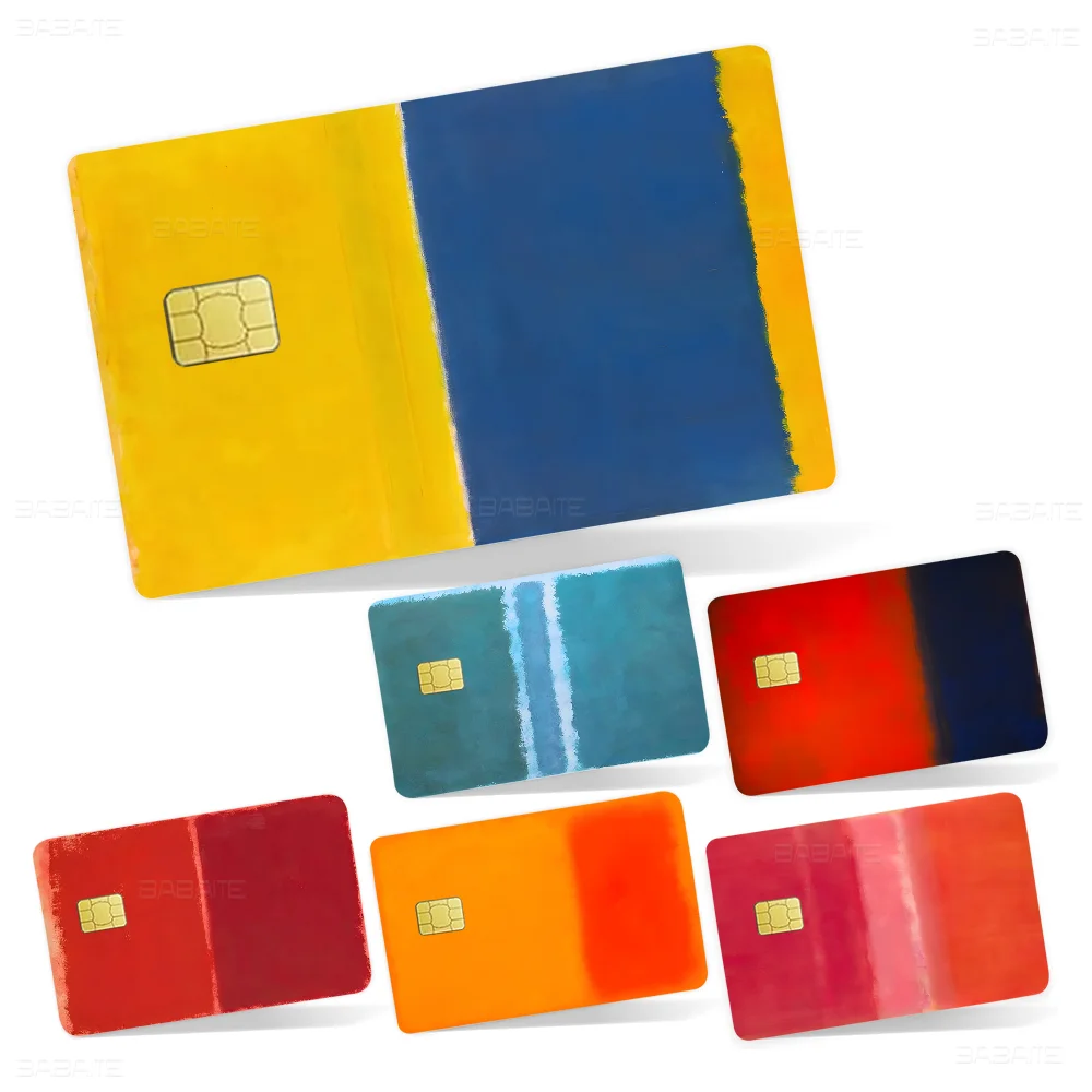 

Mark Rothko Classic Vintage Anime Spend Or Save Funny Shell On Off Ultra Thin No Fade Sticker Skin Cover Film For Debit Credit