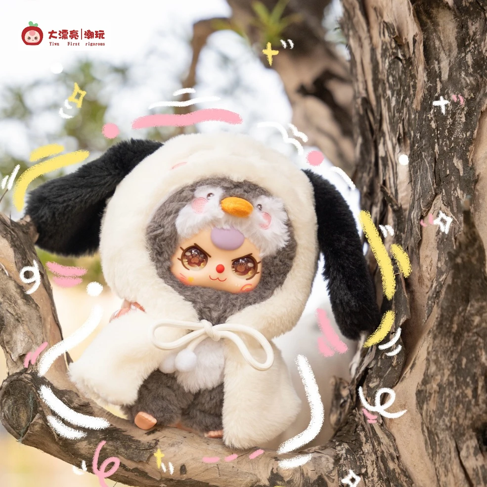 

New Genuine Baby Three I'M Not A Warrior Series Mystery Box Cute Vinyl Face Bag Pendant Dolls Blind Box Toy Birthday Gift