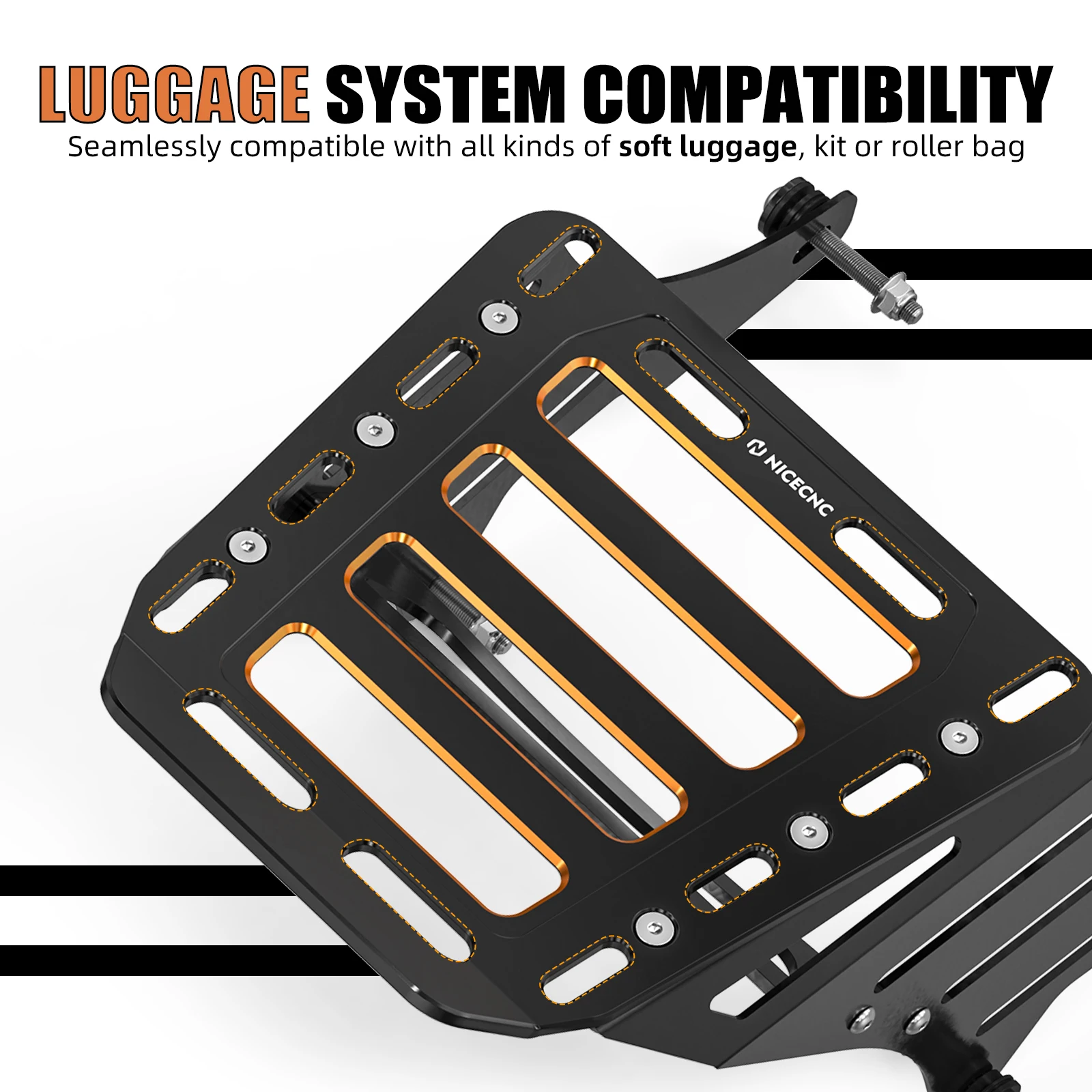 For Harley Sportster 883 Low XL883L 2005-2009 Rear Luggage Rack Cargo Solo Rack Iron 883 XL883N Sportster 1200 XL1200L 2008-2011