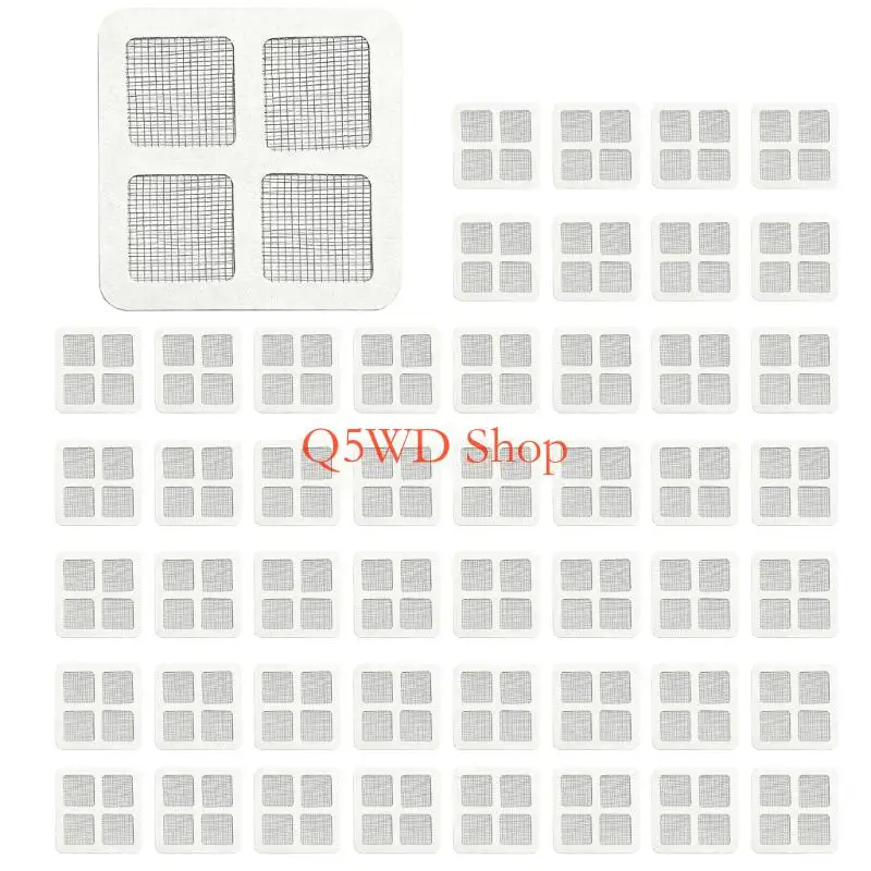 Q5WD Drain Cover Stickers Set Of 10/50 NonWoven Shower Hair Catcher Drain Strainer For Easy Installation And Smooth Drainages