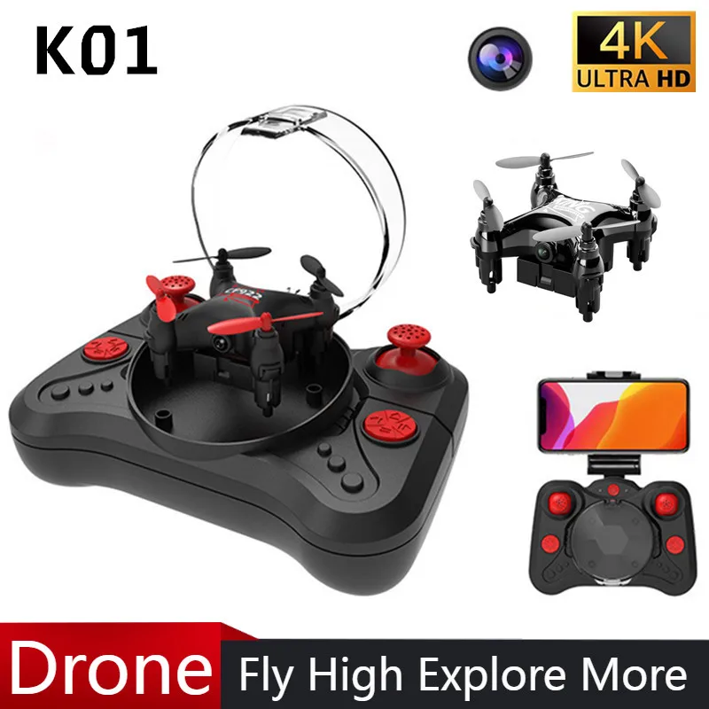

Новый мини-дрон K01 4K Aircrat, воздушная камера, 7x7 см, радиоуправляемый дрон, управление через приложение, беспилотный летательный аппарат, оптический поток, игрушки-дрон, подарок