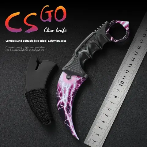 Cs Go Claw Knife Hunting Camping Pocket Knife Survival Tactical Outdoor EDC Tools Fixed Blade Single blade Csgo Knives