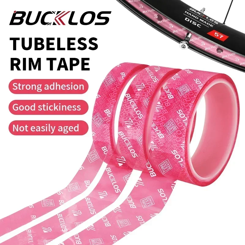 

BUCKLOS MTB Bicycle Tubeless Rim Tapes 10M MTB Tire Liner Vacuum Tire Pad 17-35MM Road Bike Rim Tape Strips Cycling Wheel