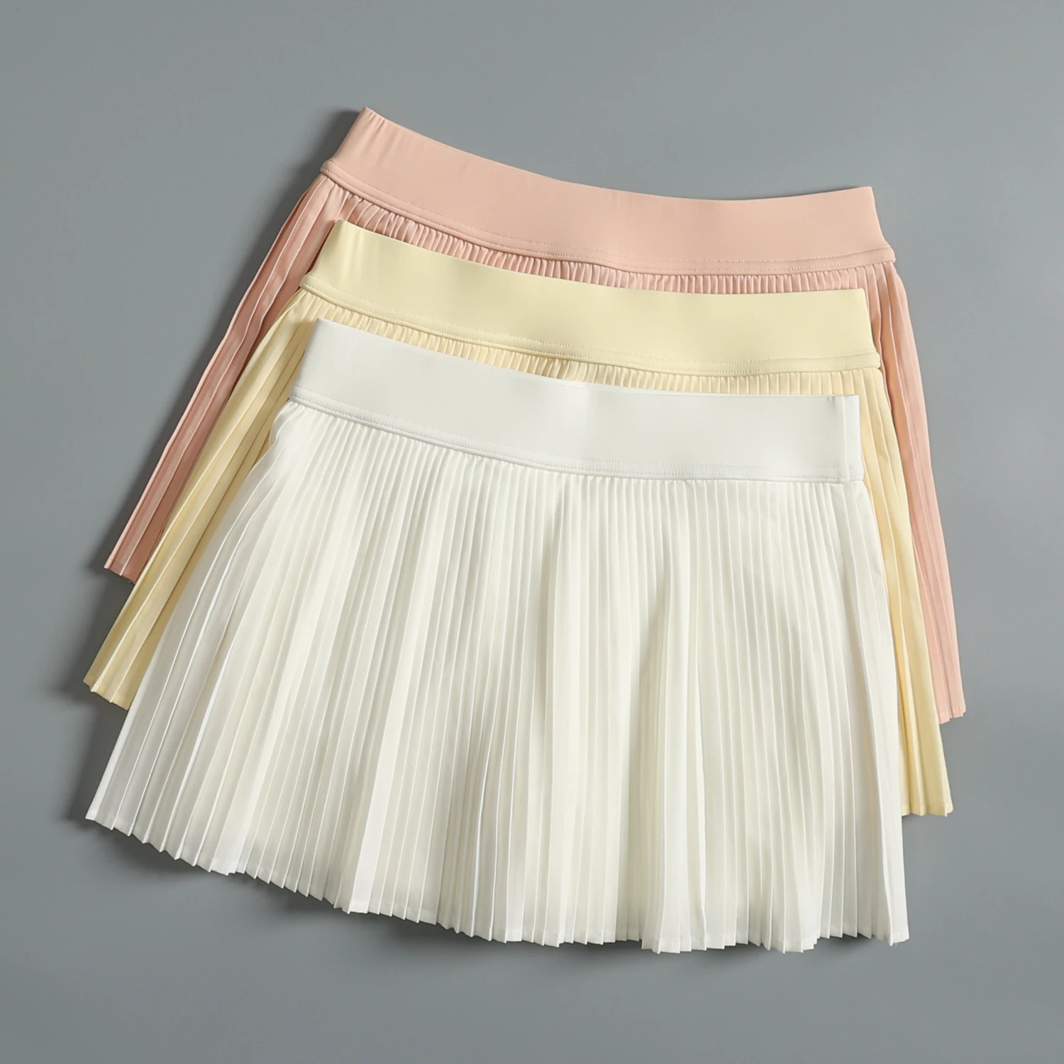 

2026 New Summer Women's Sports Pleated Short Skirt Sports Skirt Solid Color