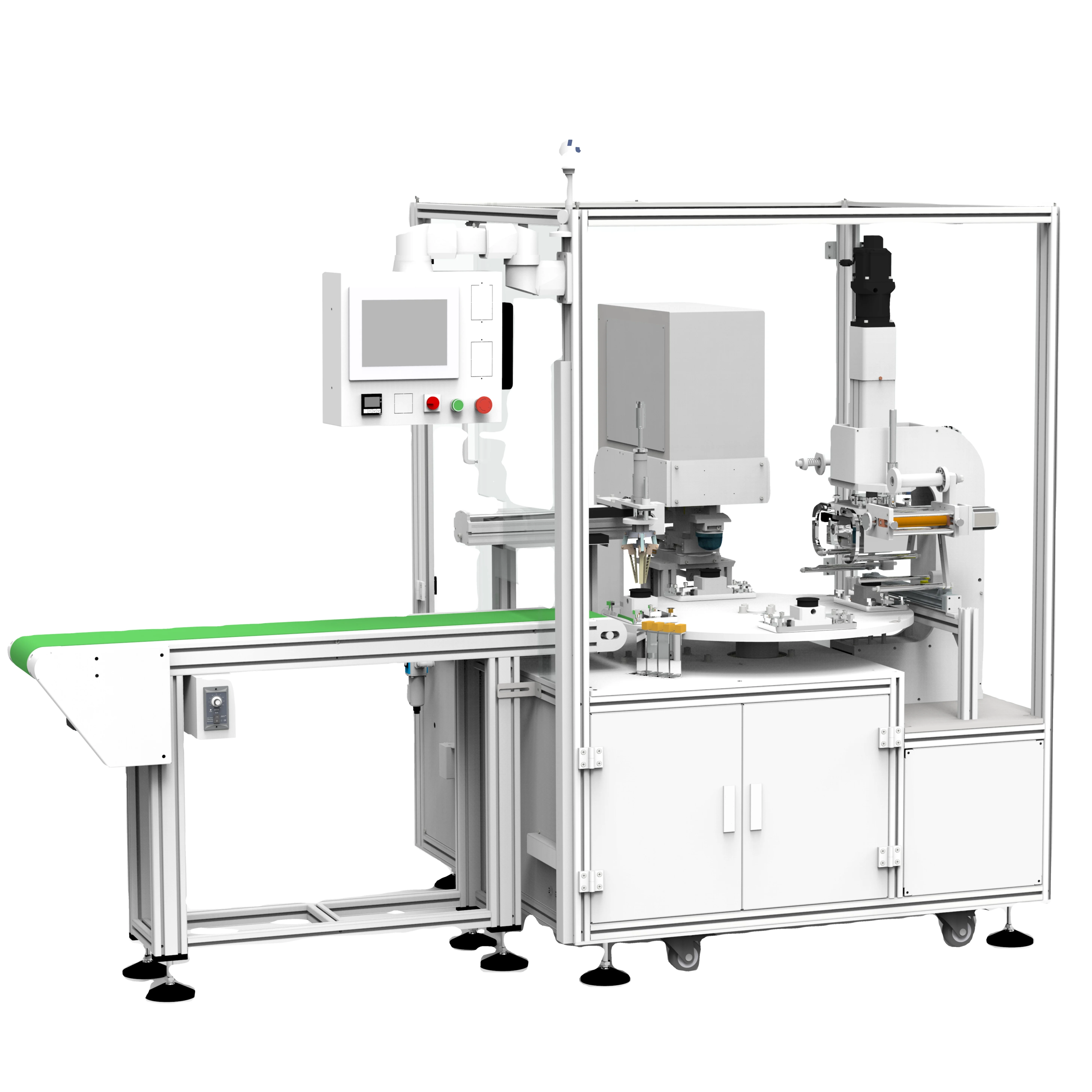 Half Ball Pad Printer Servo Pad Printing Machine for Half  Round Products