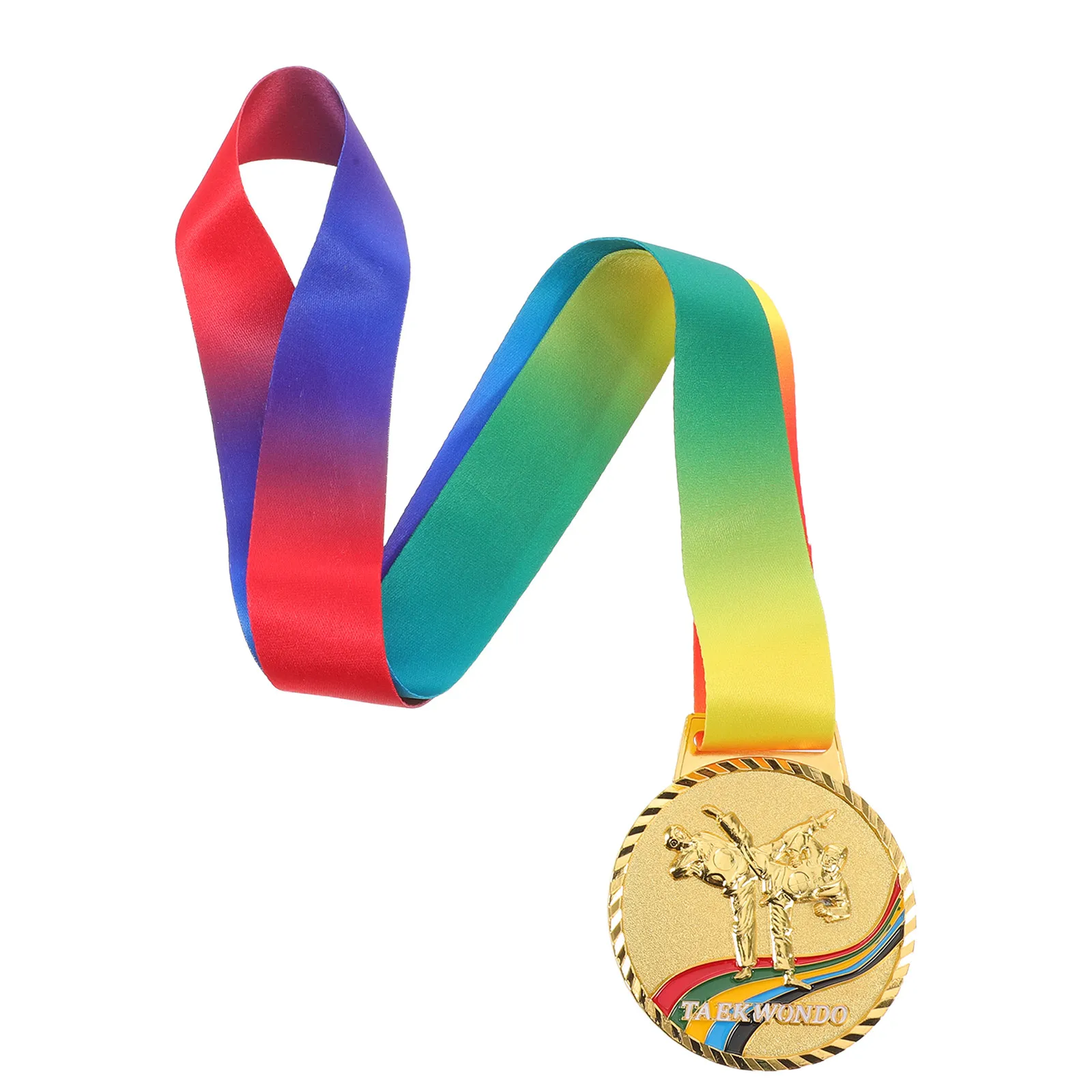 medalha-de-ouro-de-taekwondo-com-fita-vibrante-para-o-pescoco-premio-de-primeiro-lugar-para-campeao-de-torneio-de-artes-marciais-em-eventos-atleticos