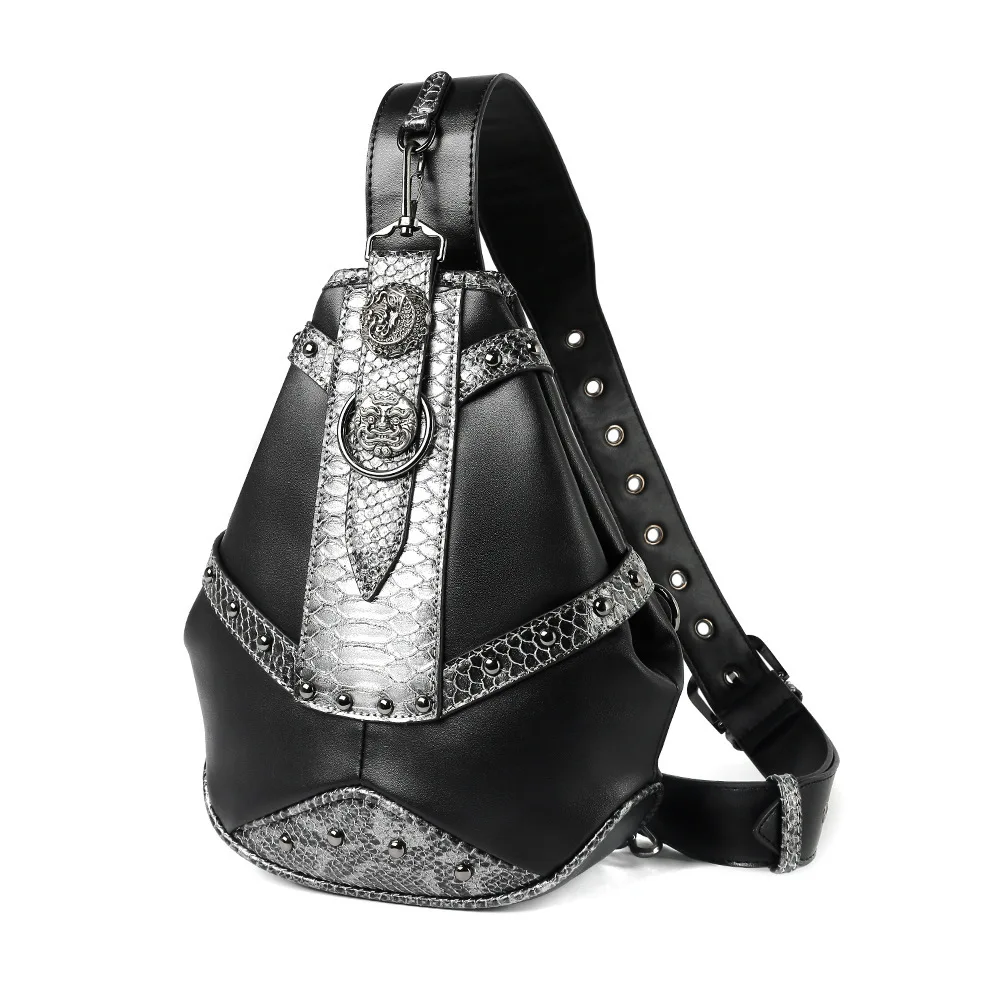 bolso-de-pecho-unisex-estilo-steampunk-rock-para-motociclista-con-remaches-metalicos-y-empalmes-de-piel-de-serpiente-bandol