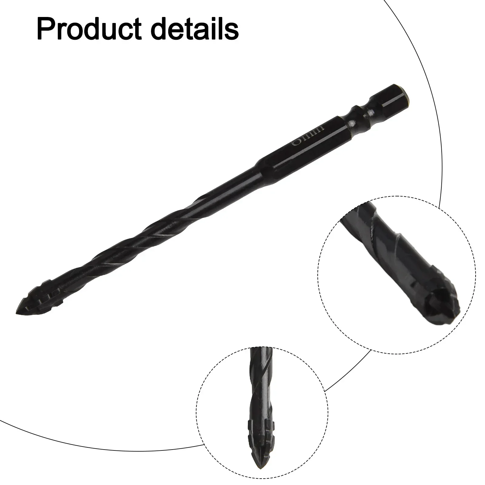 

Carbide Drill Bit Triangle Drill Bit For DIY Projects Efficient Punching Precise Positioning Carbide Drill Bit For Tiles