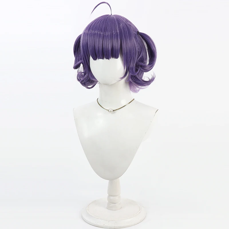 Virtual YouTuber NIJISANJI Nanase Suzuna Cosplay Wig Halloween Party Prop Synthetic Hair Heat Resistant Fiber + Wig Cap