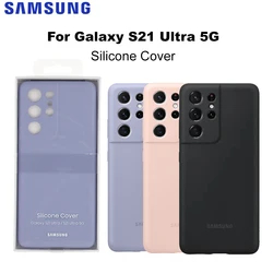 Original Silicone Smartphone Cover for Samsung Galaxy S21 Ultra 5G Silicone Protective Case EF-PG998