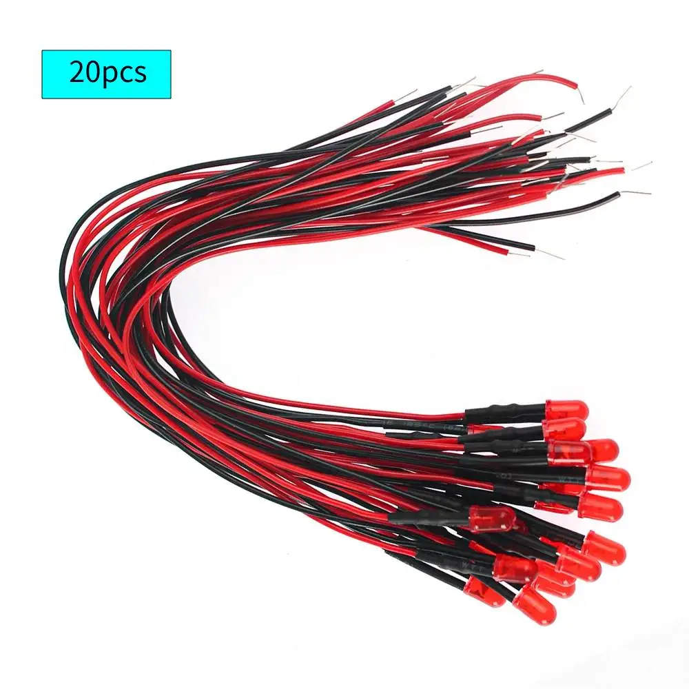 20Pcs/Set 12V 5Mm L…
