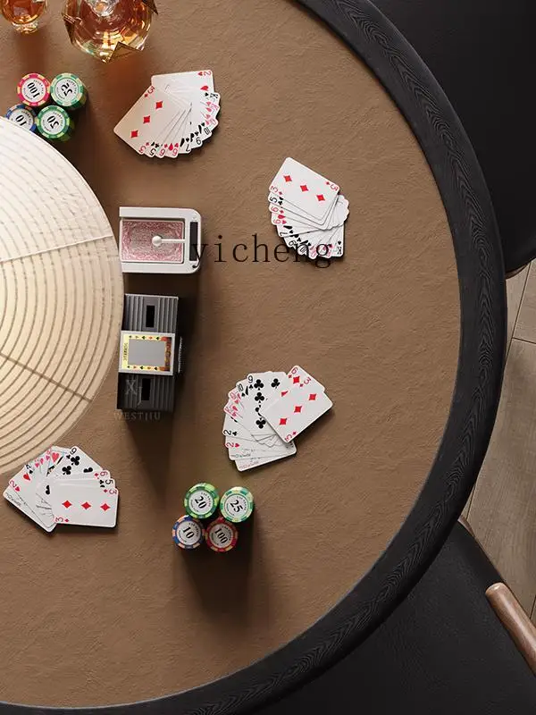 

TWR special table automatic high-end new Chinese solid wood chess and card table