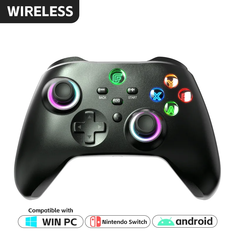 Data Frog Pc Gaming Controller Wireless/ Wired Controller For Pc Ninendo Switch Android Phoneswith Hall Trigger Turbo Control Pc