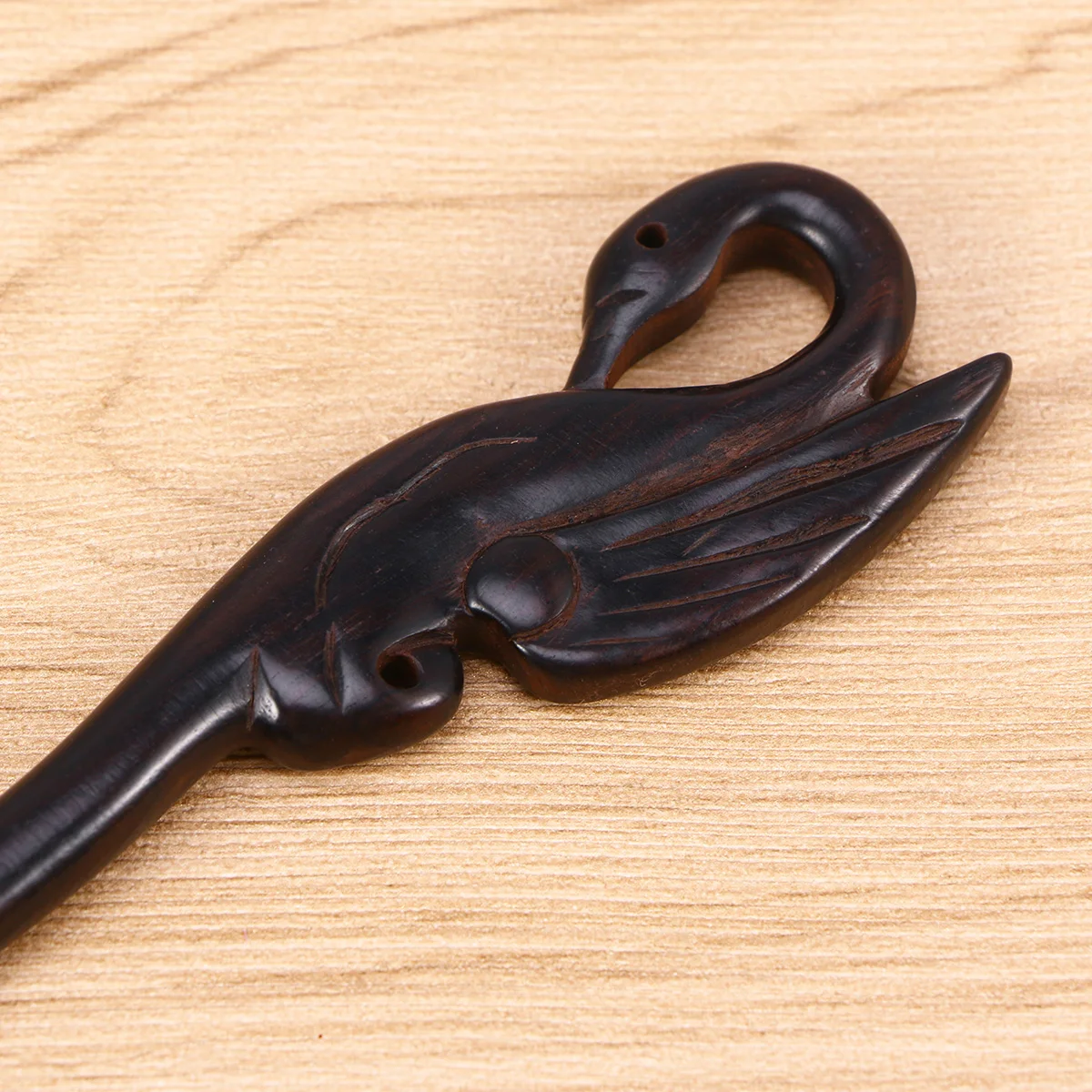 

Ebony Hairpin Stick Wooden Chopsticks Smooth Edge Durable Design Natural Fragrance Fits Thick Hair Wedding Parties