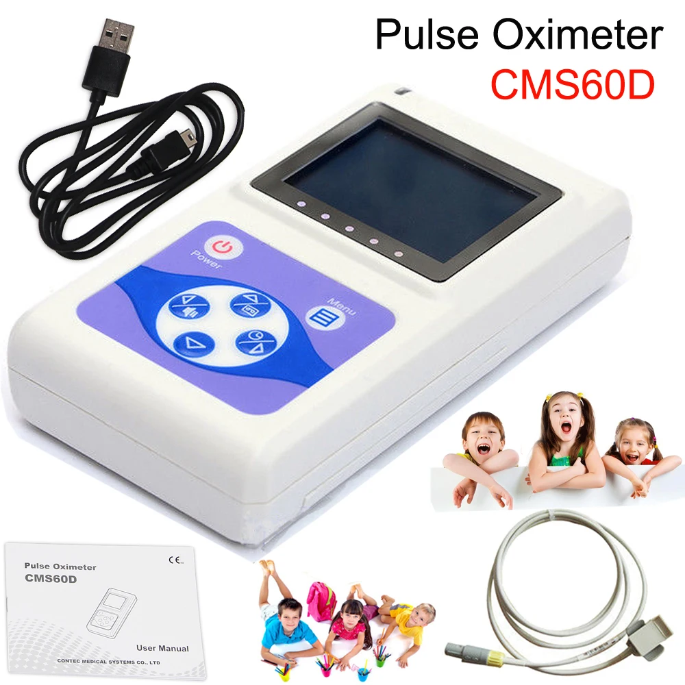 

Veterinary VET Pets Pulse Oximeter Oxygen Saturation Monitor SPO2 Pulse Rate Handheld Type Big Screen Accurate Display