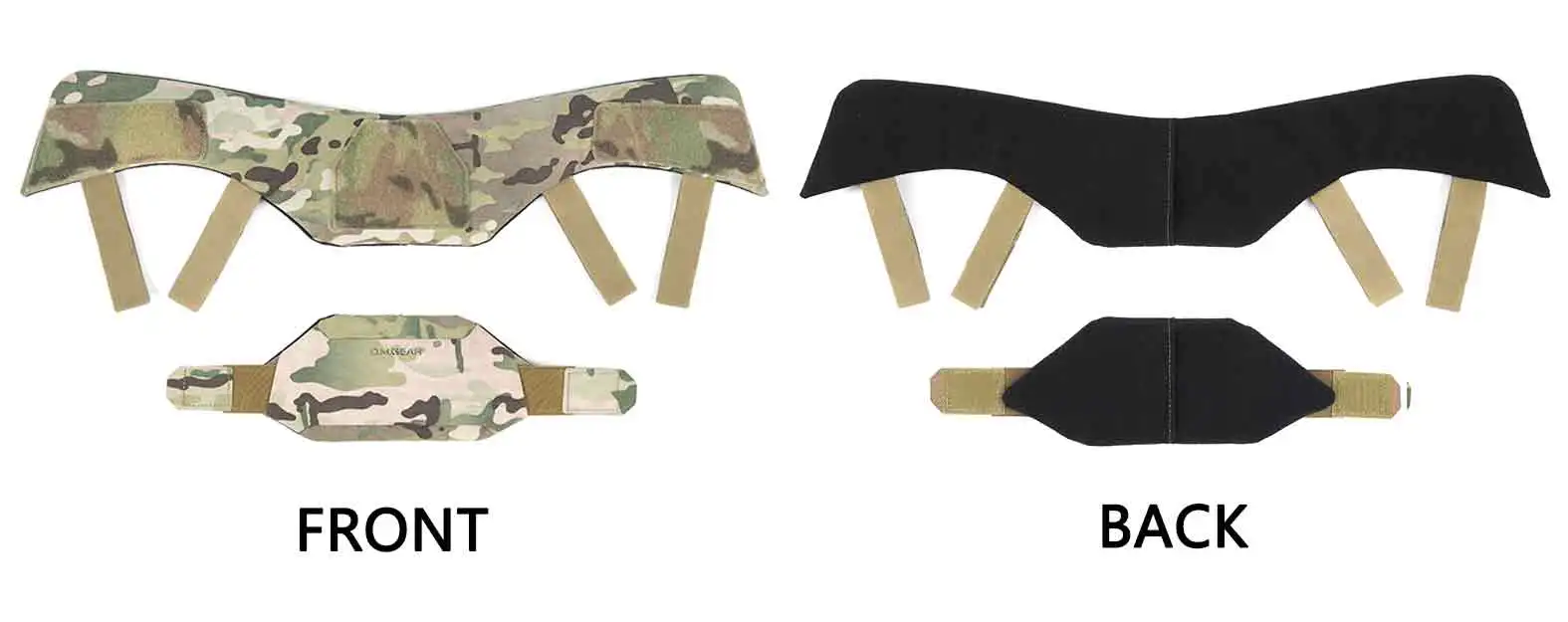 Collare Protettivo Tattico In Nylon 500D Per Gilet - Accessorio Universale Per Caccia E Airsoft