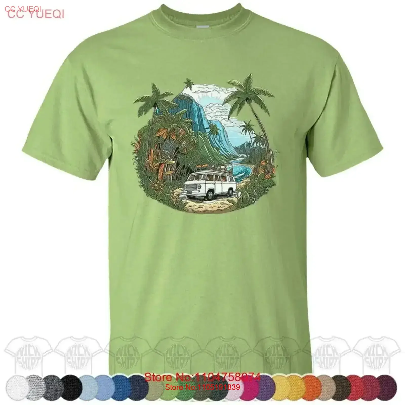 

Пляжная летняя футболка California Sea Ocean Surf Camp Palm Sunglass Wave Caravan, винтажная стираная повседневная удобная мужская винтажная футболка