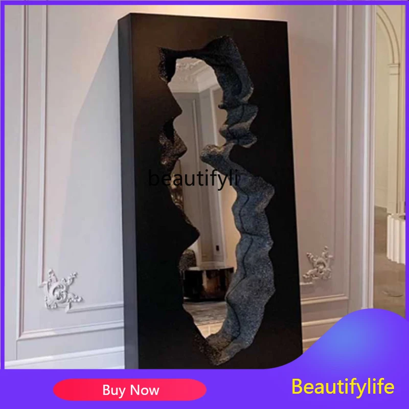 

Напольное зеркало в полный рост. Простое современное художественное туалетное зеркало для спальни.