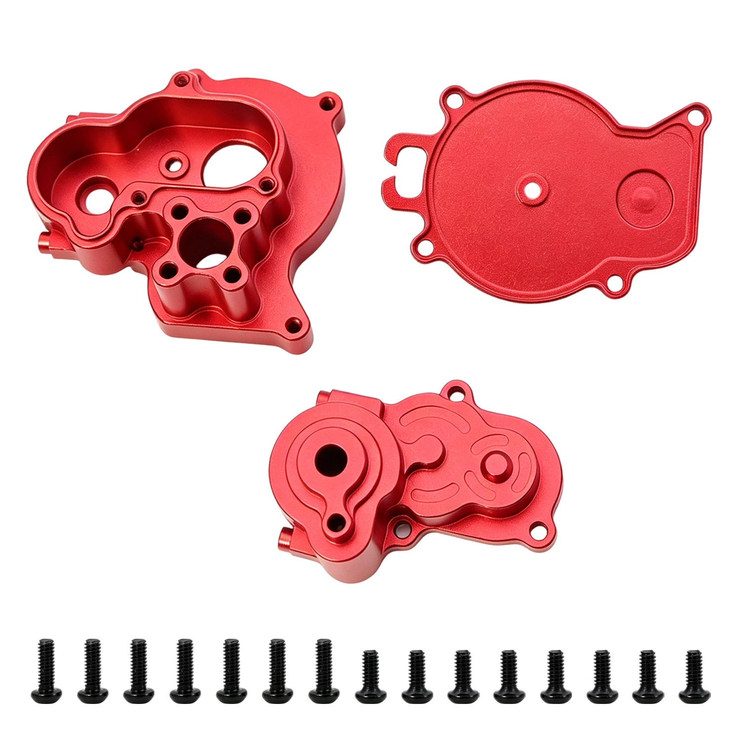 H18P CNC Aluminum Gearbox Housing Transmission Case Shell for MJX Hyper Go H18P 1/18 RC Crawler Upgrade Part - view 5