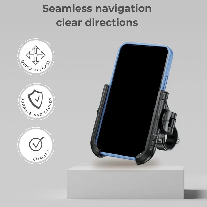 Quick Release Jaw Grip Mobile Phone Mount Holder Motorcycle Phone Stand, Bicycle, Electric Bike, Mobile Phone Stand-AC17