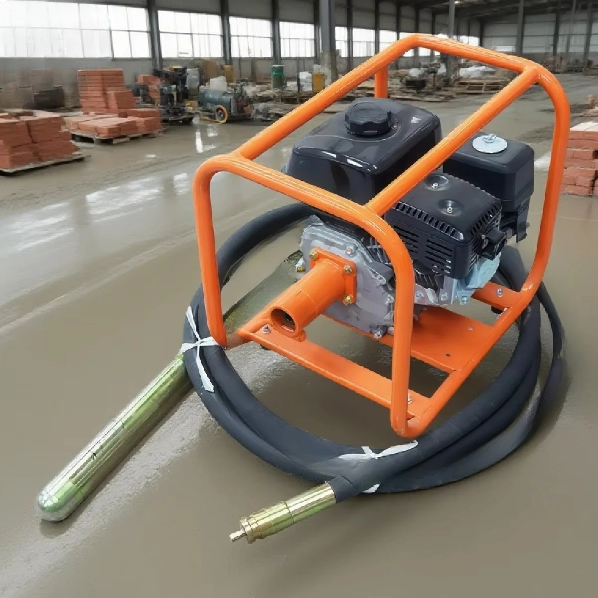 Versatile Frame Type Concrete Vibrator for Smooth Concrete Finishing