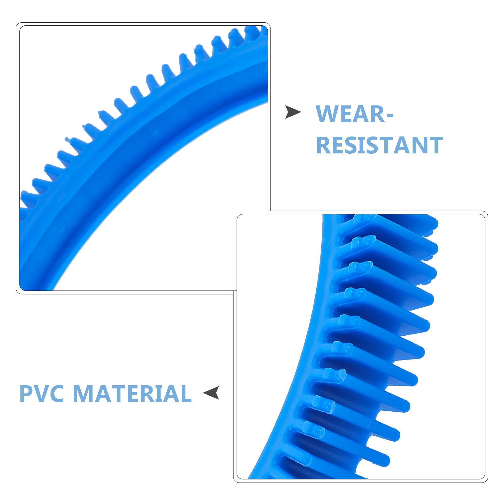 

2Pcs Pool Cleaner Tire Parts Tough Material Easy Replace Sparkling Clean Pool Tire Accessory Tyre Belt Cleaner Parts