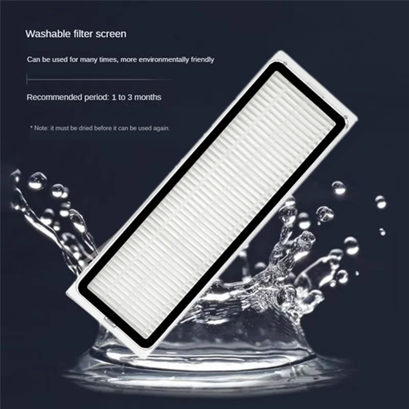 

ABFY-3PCS Vacuum Cleaner Dust Box And Filter Accessories For Dreame D10 Plus Vacuum Cleaner Accessories Replacement Parts
