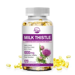 Nature’s live organic vitamin Milk Thistle Silimarina 120 Capsules 1000mg For Liver Support