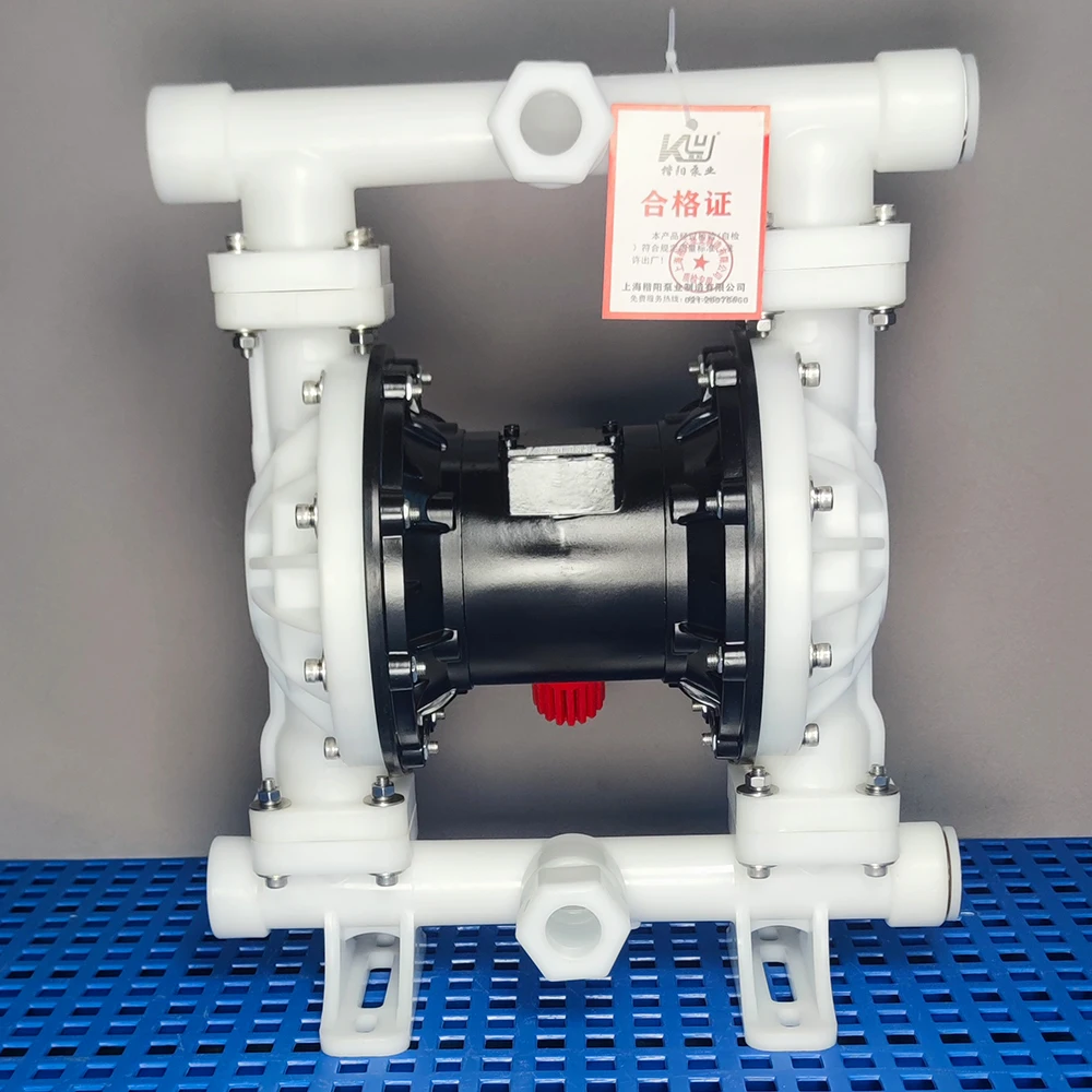 KYQ25LSSSS  Air Operated Pneumatic Water Diaphragm Pump Low Pressure OEM Automotive Industry Transport Mud Pulp Ceramic