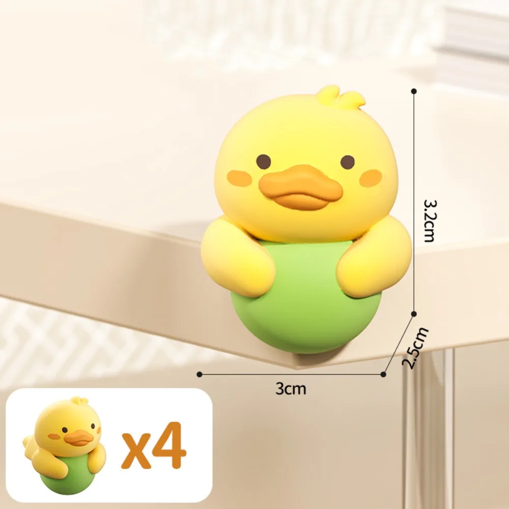 

4Pcs Cartoon Corner Covers Babyproofing Durable Furniture Corner Bumper Guards Anticollision Corner Protectors Home Furniture