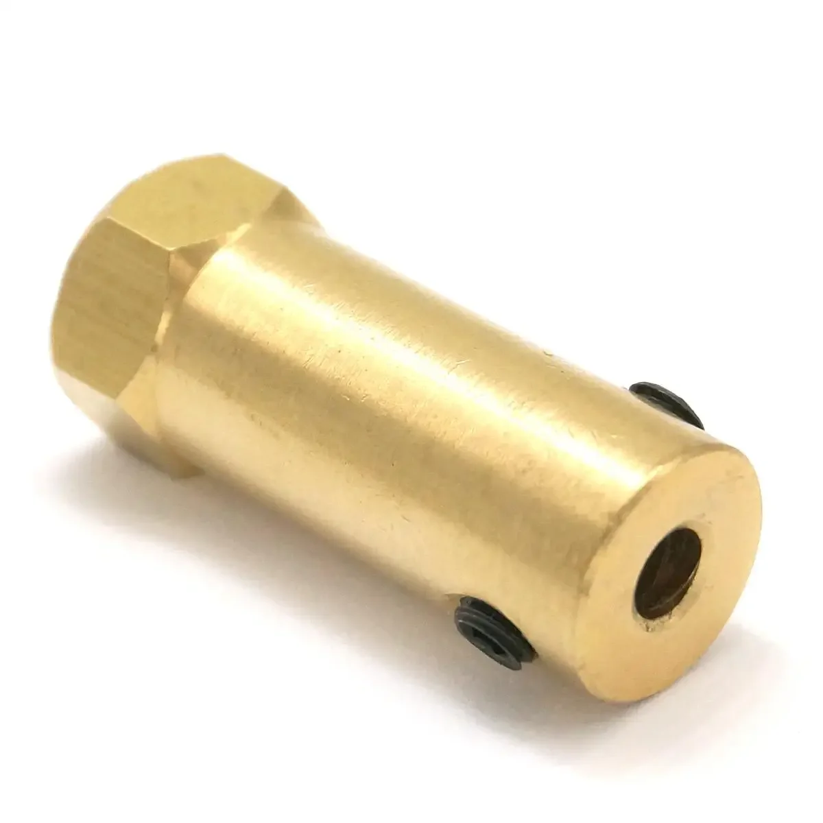 LOT 4 Hole Diameter 3/4/5/6/7/8mm Brass Extended Hex Shaft Coupling Coupler Tire DIY Model Motor