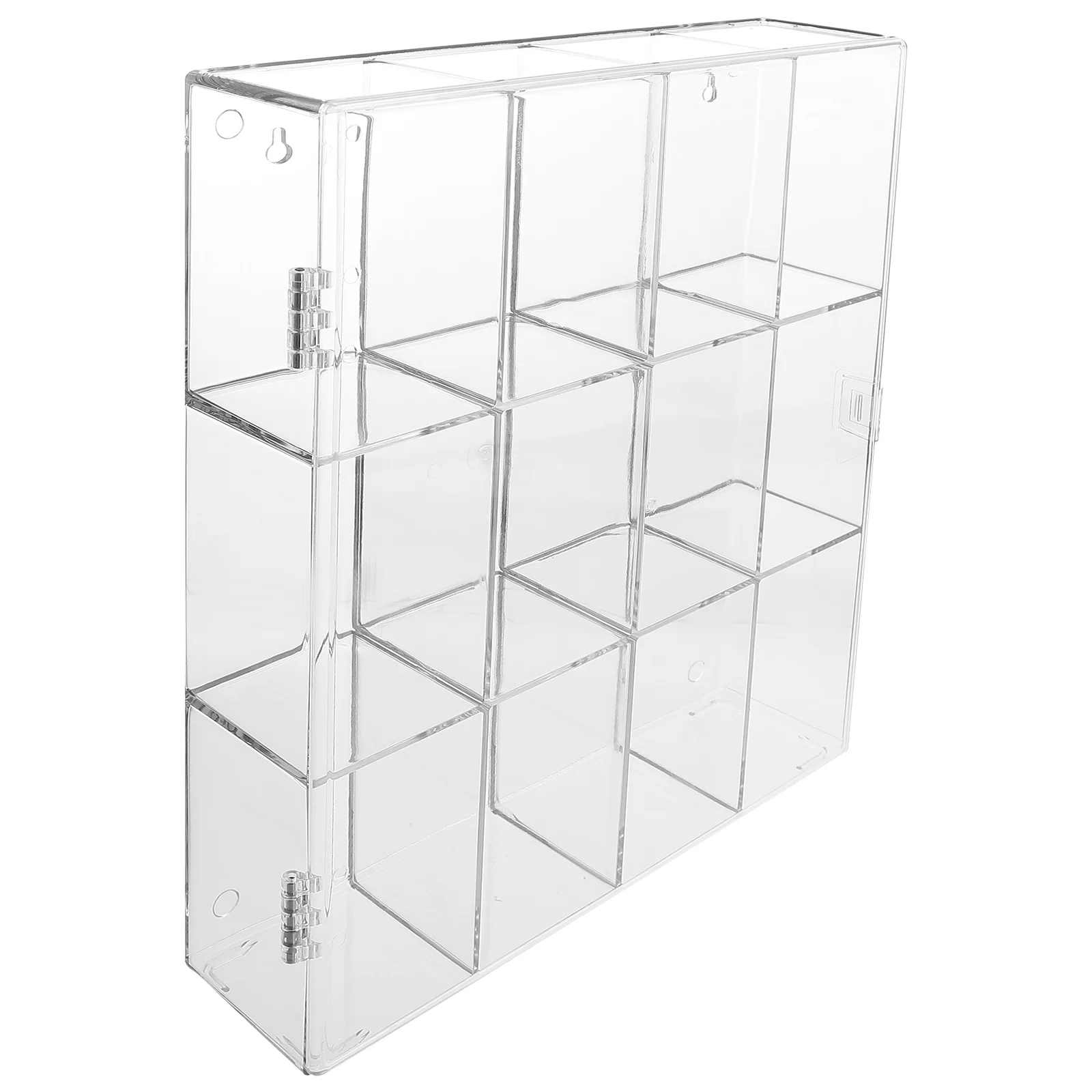 

12 Grid Model Exhibition Box Display Case Multi-function Storage Desktop Monitor Stands