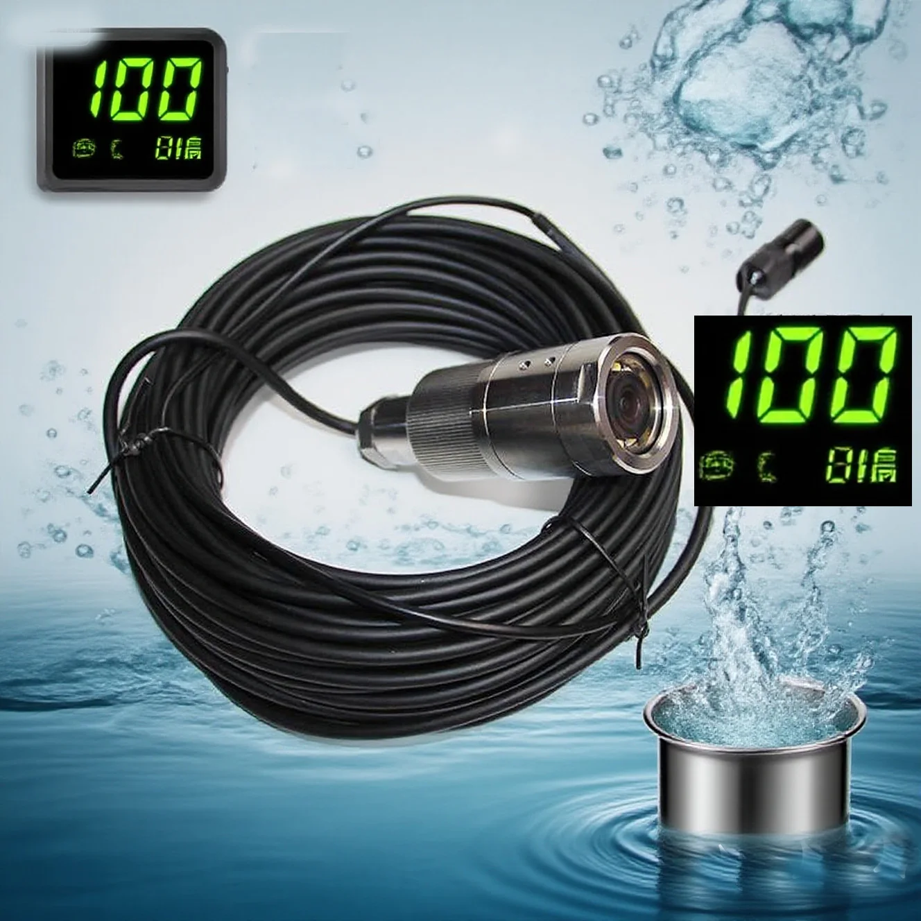 2MP AHD 316 Stainless Steel High Temperature 100 Celsius Boiling UnderWater Camera