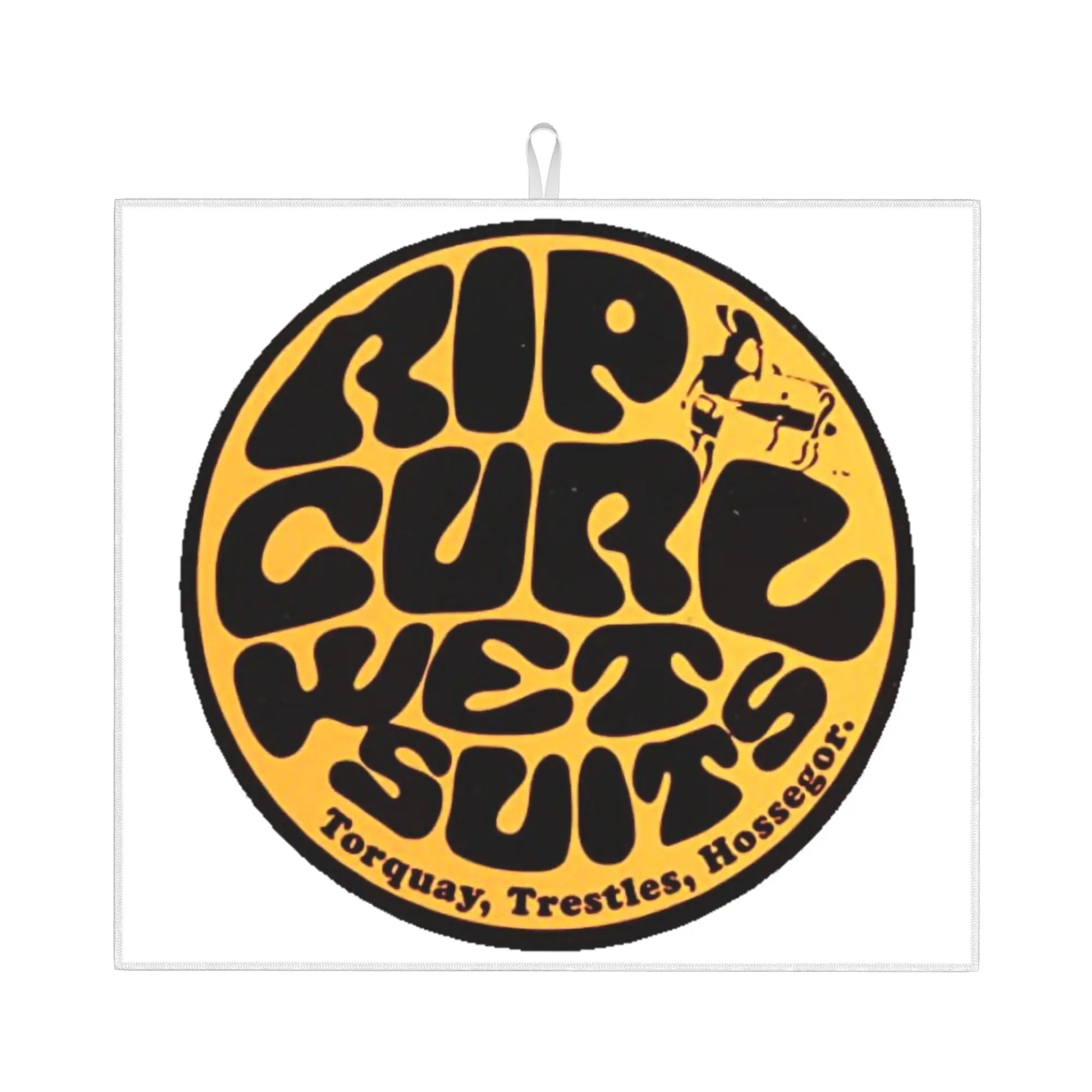 Rip Surfing Sportswear Curl Drying Mat For Kitchen Waterproof Non‑Slip Oil Proof Reusable  Bathroom Countertop Protector Mat