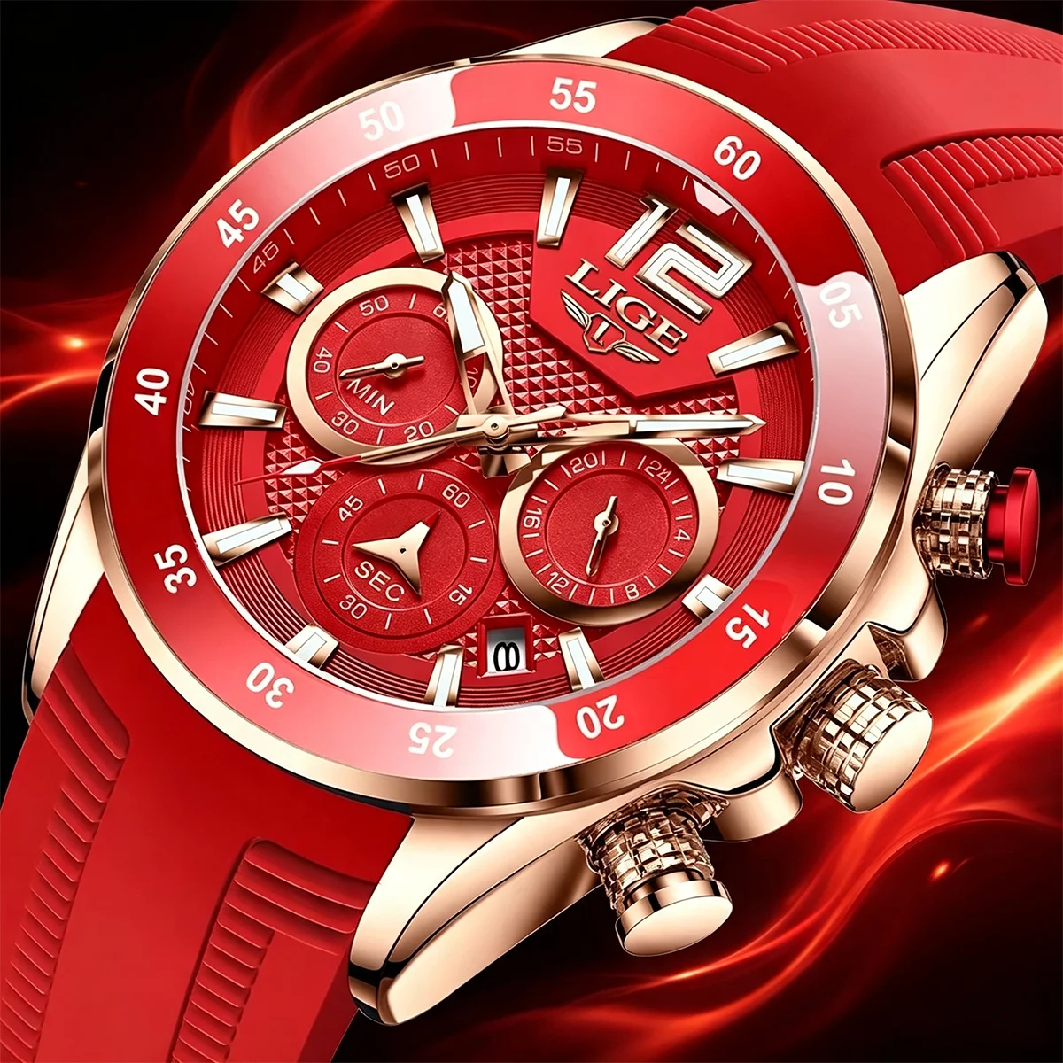Smartwatch Watches Brands For Men - LIGE Üst Marka Lüks Erkek Saatler