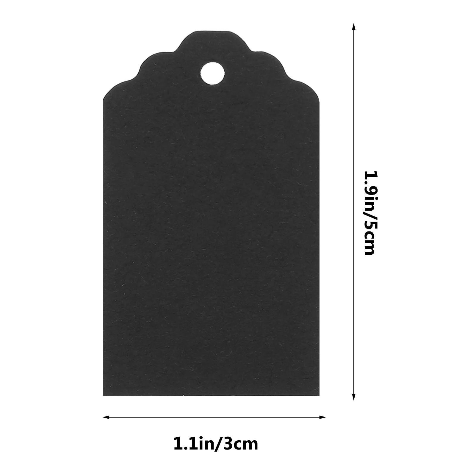 1Set Kraft Paper Gift Tag Writable Decorative DIY Present Hanging Label Beautiful Handicrafts Exhibition Kraft Paper Gift Tag