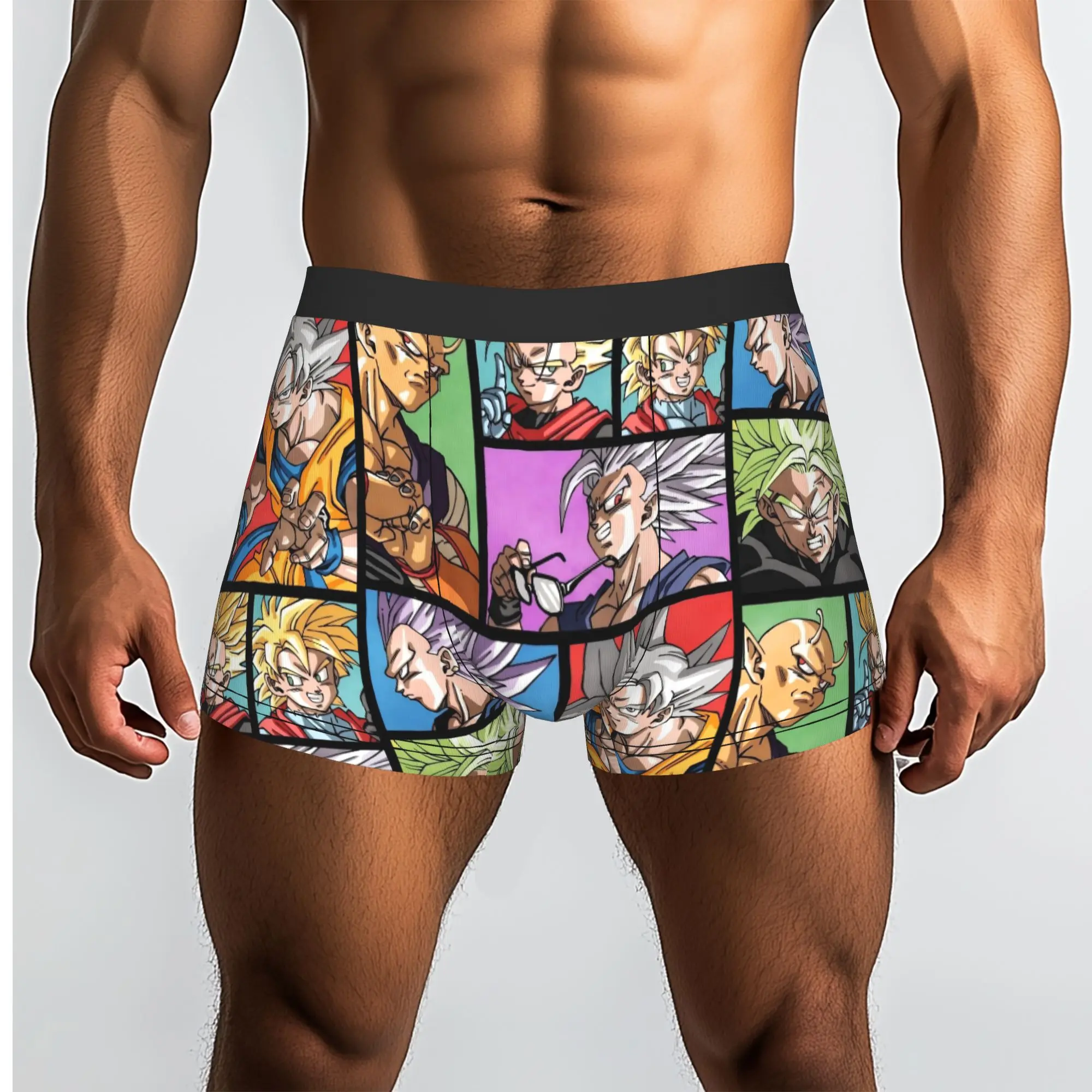 Dragon Ball Characters Collection Dragon Ball Underpants Homme Panties Male Underwear Print Shorts Boxer Briefs