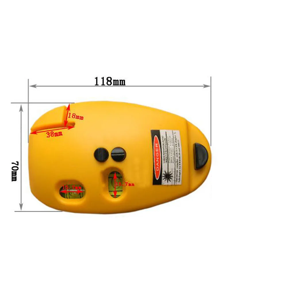 

Mini 90 Degrees Infrared Level Gauge Portable Accurate Levelling Instrument for House Decoration Level Indoor Repair Tool