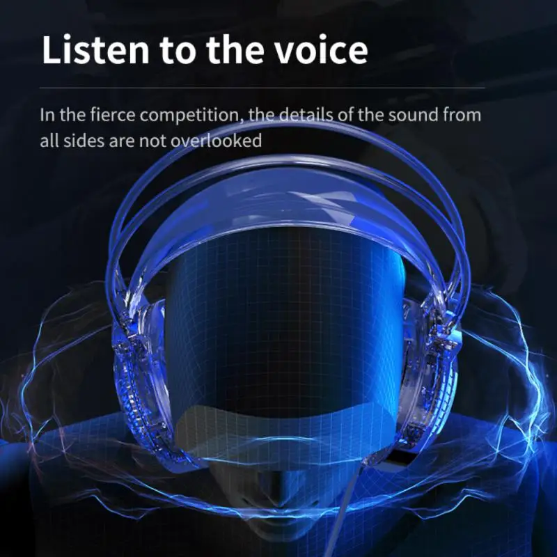 Cat Ear Headphones With Led Light Noise Reduction Stereo Music Earbuds / /for /pc Gaming Headsets With Microphone