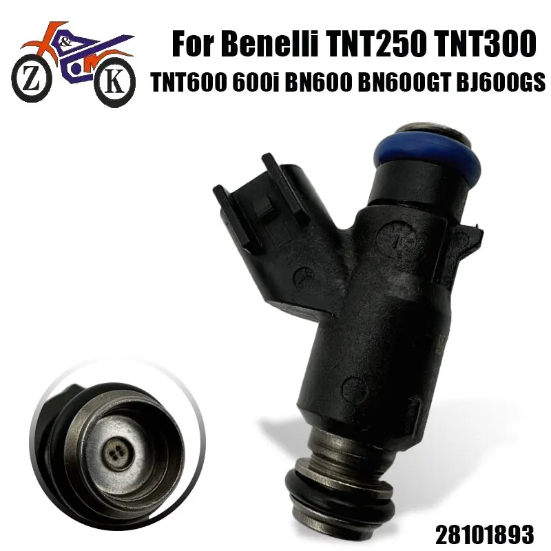 1PCS Motorcycle Fuel Injector For Benelli TNT250 TNT300 BN302 TNT600 600i BN600 Motorcycle Injector Nozzle Replacement 28101893