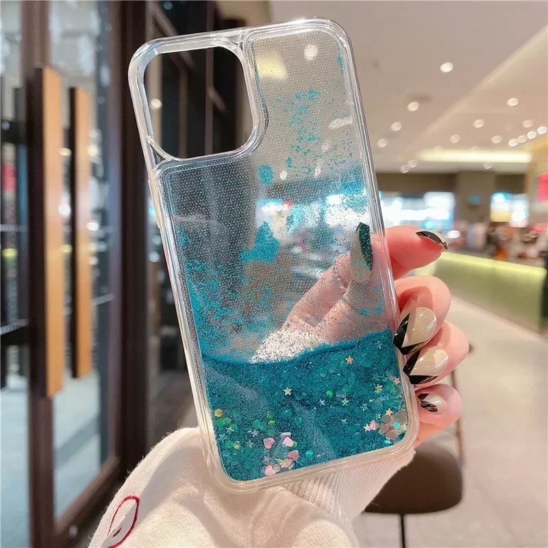 

Cases For Redmi 7 7A 8 9 9A 9C 10 10X K20 K30 K40 K50 Glitter Bling Liquid Quicksand Cover For Xiaomi 10 11 11T Lite 12 Pro Civi