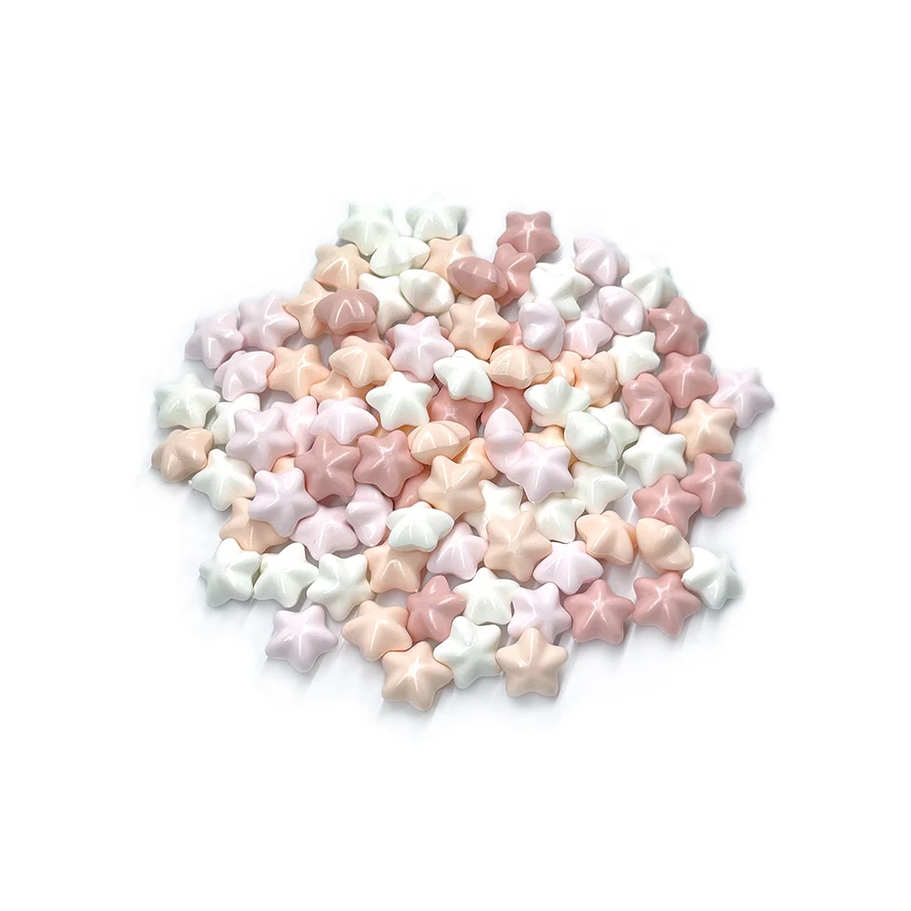 100 stks Gemengde Kleur Stervorm Zegellak Bonen Voor Envelop Bruiloft Uitnodigingskaart Decoratie Party Scrapbooking Handwerk DIY - afbeelding 1